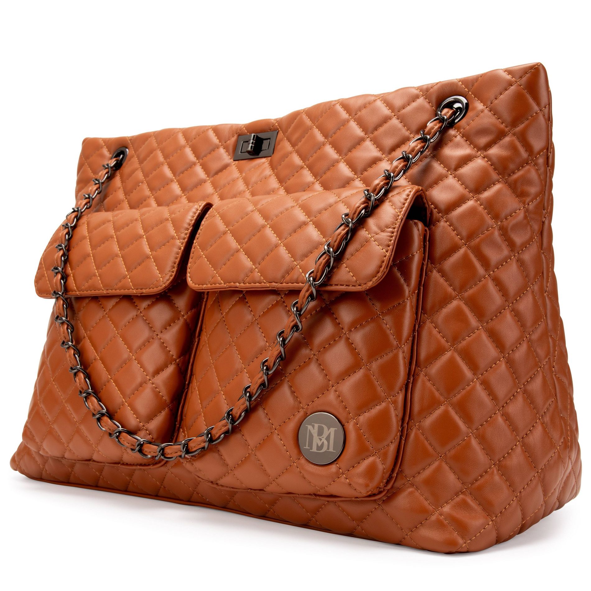 Badgley Mischka Diana Travel Weekender Bag - Brown