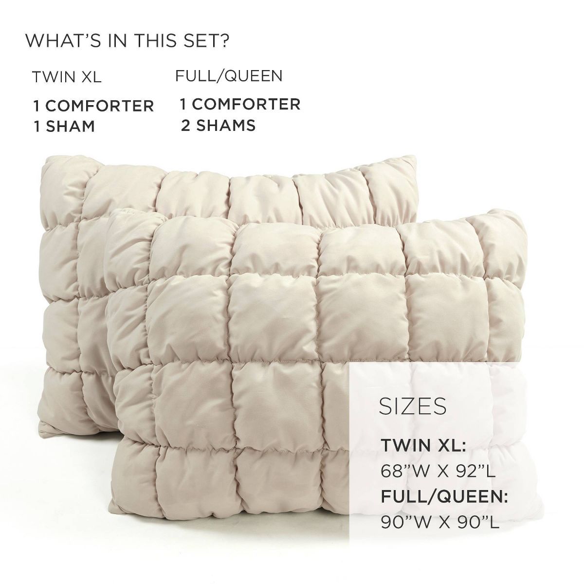 Lush Décor 3pc Puff Comforter Set - thumbnail 9