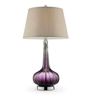 purple table lamp