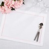 Saro Lifestyle Embroidered Line Design Placemat (Set of 4) - 4 of 4