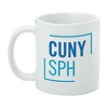 CUNY School of Public Health Primary Logo Ceramic Coffee Mug Novelty Gift Mugs for Coffee Tea and Hot Drinks 11oz White - 3 of 4