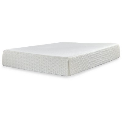 Contemporary White Twin Memory Foam Mattress 12-Inch