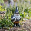 Evergreen 10"H Motorcycle Gnome- Fade and Weather Resistant Outdoor Decor for Homes, Yards and Gardens - 4 of 4