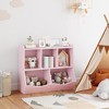 Toy Storage Organizer, Kids Bookshelf, Wood Toy Storage Cabinet, Children's Toy Shelf Kids Book Rack Storage Bookshelf Toddler Book Toy Shelf - 4 of 4