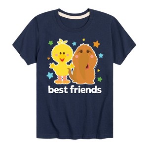 Boys' - Sesame Street - Best Friends Big Bird Snuffy Short Sleeve Graphic T-Shirt - 1 of 4