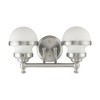 Livex Lighting Oldwick 2 - Light Vanity in  Brushed Nickel - 2 of 4