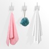 Unique Bargains Aluminum Self-Adhesive Rust-proof Bathroom Kitchen Towel Hooks - 3 of 3