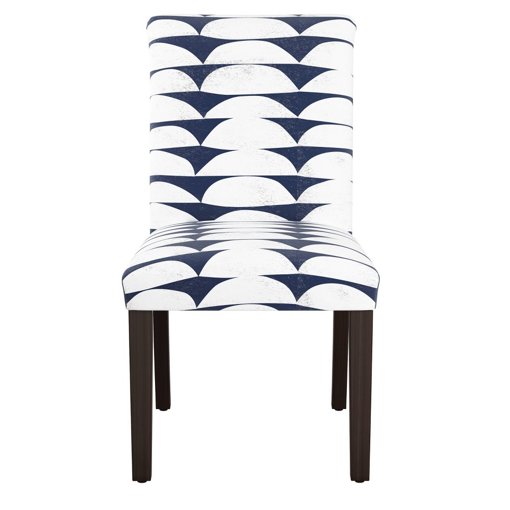 Photos - Chair Skyline Furniture Hendrix Dining  in Geometric Navy