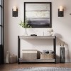 Whizmax 2-Tier Narrow Console Sofa Side Table for Entryway,Hallway,Living Room, 39.5in L x 13.7in W x 25.6in H - 4 of 4