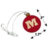 Monmouth College Primary Logo Mini Small Tiny Wood Christmas Tree Holiday Ornament - 4 of 4