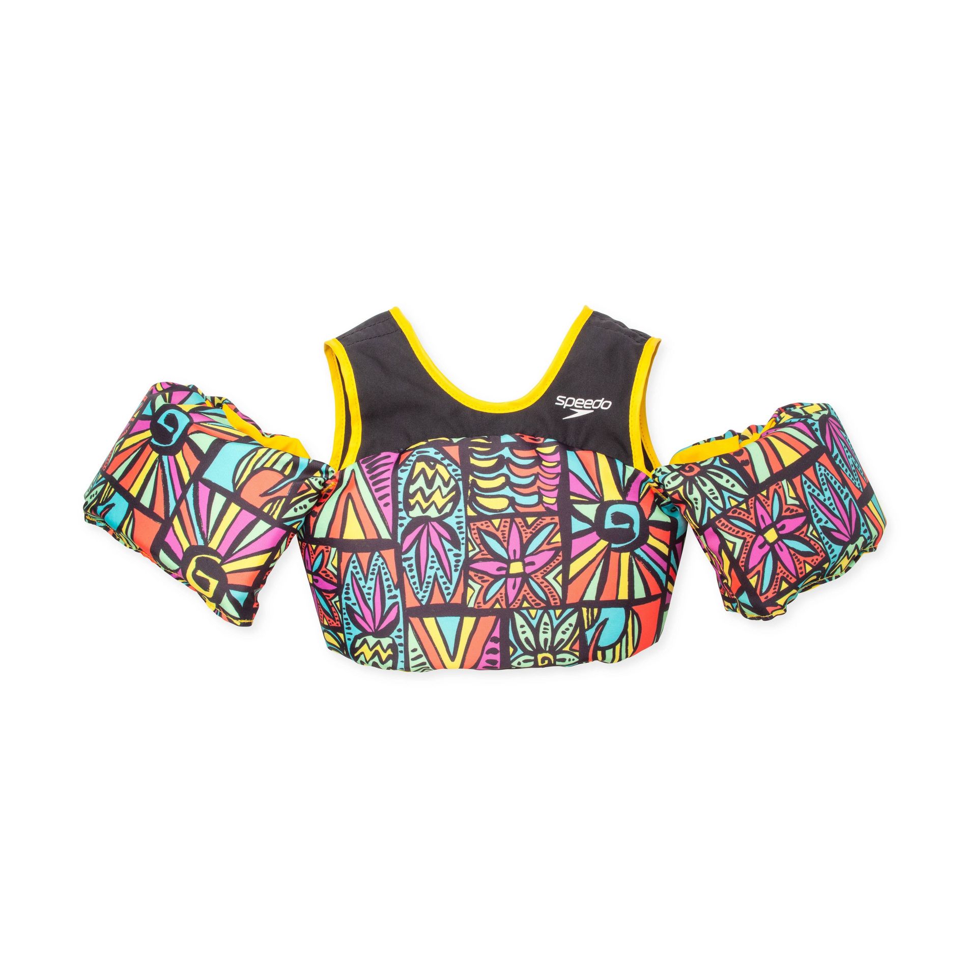 Speedo Splash Jammer - Black: Polyethylene & Polyester Life Jacket Vest, Youth Size