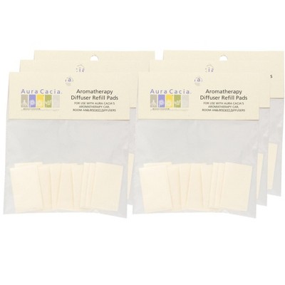 Aura Cacia Diffuser Refill Pads - Case of 6/10 pk