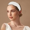 Unique Bargains Women's Fashion Elegant Vintage Lace Wide Grid Hairband White 1 Pc - 2 of 3