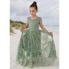 2Bunnies Rose All-Lace Zip Back Flower Girl Dress - 4 of 4