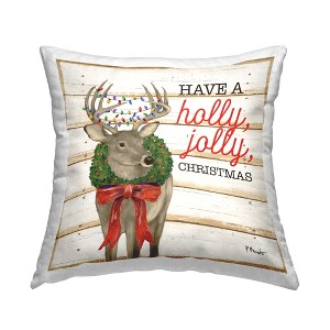 Stupell Industries Holly Jolly Christmas Deer - 1 of 3