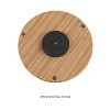 Hastings Home 10" 2-Tier Bamboo Lazy Susan for Kitchens, Pantries, and Vanities - Natural Finish - 3 of 4