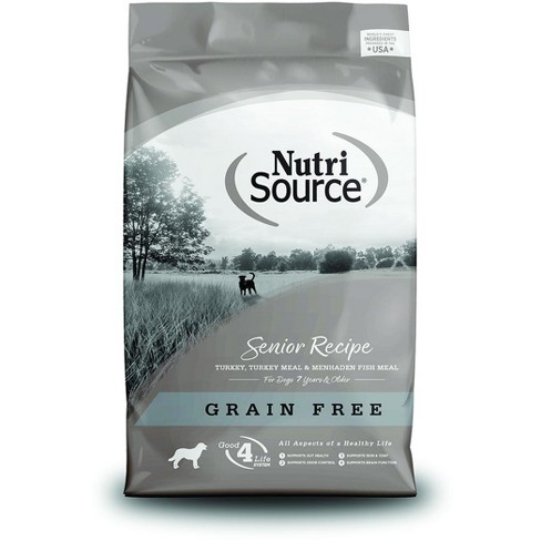 Nutrisource Senior Made With Turkey And Menhaden Fish Meal Dry Dog Food ...