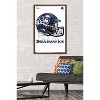 Trends International NFL Seattle Seahawks - Drip Helmet 20 Framed Wall Poster Prints - 2 of 4