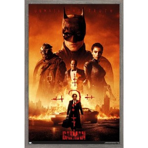 Trends International DC Comics Movie The Batman - One Sheet Framed Wall Poster Prints - 1 of 4