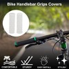 Unique Bargains Bike Handlebar Grips Covers 4.02" White 1 Pair - 2 of 4