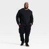 Men's Big & Tall Every Wear Fleece Crewneck Sweatshirt - Goodfellow & Co™ - 3 of 3