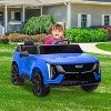24V Licensed Cadillac Ride On Truck Car for Kids - 2 Seater Electric Vehicle w/Parent Remote Control, Smooth Start, for Boys Girls - 2 of 4
