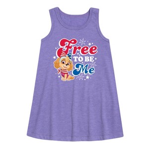 - Paw Patrol - Americana Graphic Sleeveless Aline Dress - 1 of 4