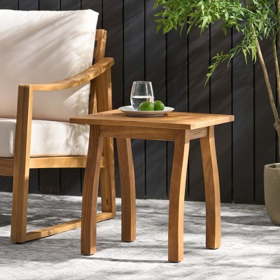 Outdoor Patio Wooden Side Table