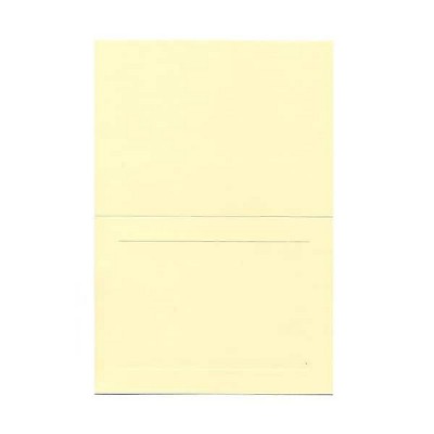 JAM Paper Blank Foldover Cards A6 Size 4 5/8 x 6 1/4 Ivory Panel 309932C