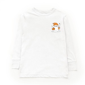 The Juniper Shop Ghost Pumpkin Spice Sparkle Youth Long Sleeve Tee - 1 of 4