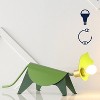 7.5" Gretchen Modern Industrial Iron Triceratops Kids' Lamp (Includes LED Light Bulb) Green - JONATHAN Y - image 3 of 4