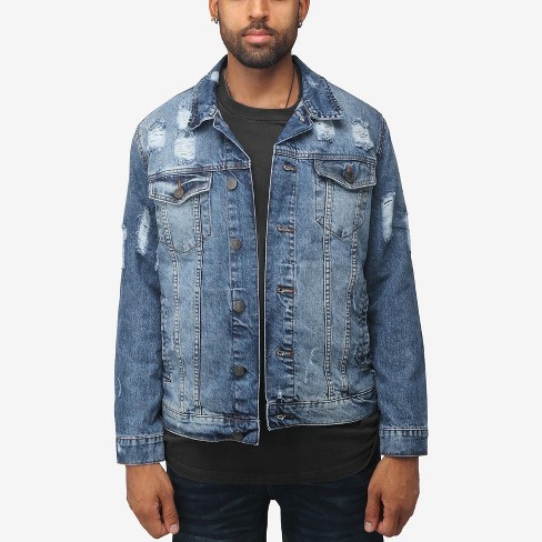 Mens denim jacket store target