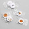 Big Dot of Happiness Happy Thanksgiving - Fall Harvest Party Round Candy Sticker Favors - Labels Fits Chocolate Candy (1 sheet of 108) - 3 of 4