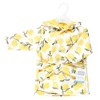 Hudson Baby Infant Girl Mink with Faux Fur Lining Pool and Beach Robe Cover-ups, Lemon - 2 of 2