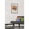 Trends International The Wizarding World: Harry Potter - Floral Hogwarts Framed Wall Poster Prints - image 2 of 4