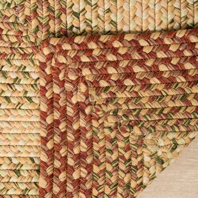 Ivory Braided Handmade Reversible Synthetic Area Rug - 2'6" x 4'