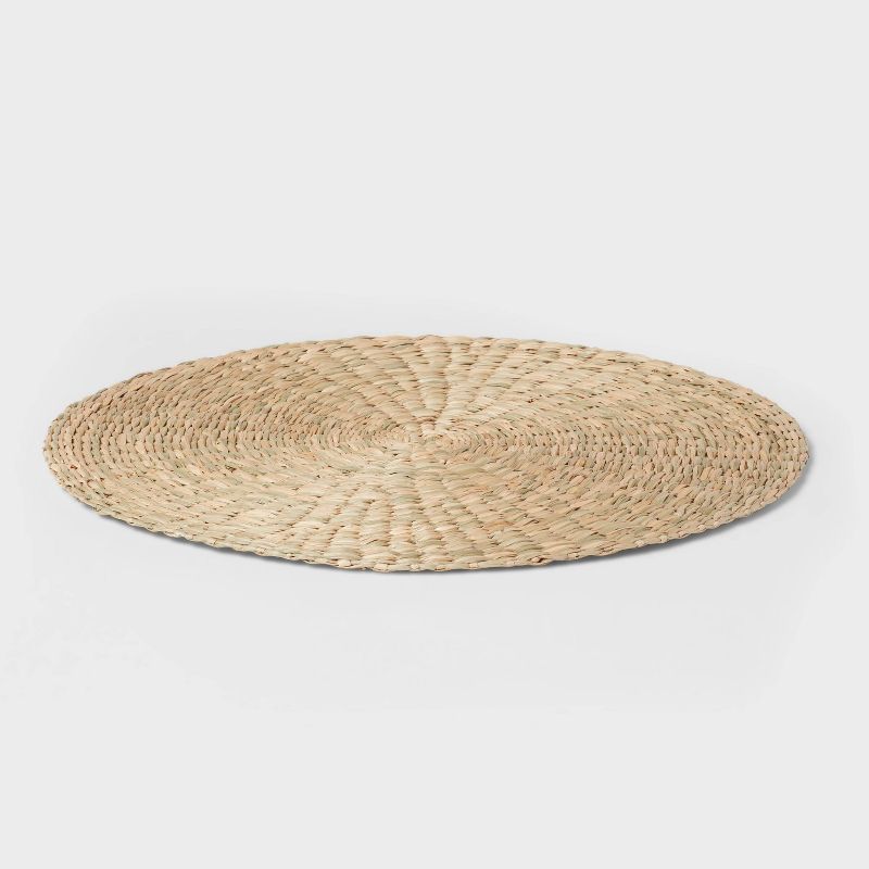 15&#34; Round Woven Seagrass Charger Natural - Threshold&#8482;, 4 of 6