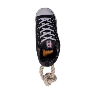 American Pet Supplies Squeaking Comfort Plush Sneaker Dog Toy – Rope, Squeaker & Treat Compartment, Safe & Durable - 1 of 4