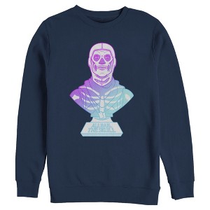Men's Fortnite Skull Trooper All Hail Glow Sweatshirt - 1 of 4