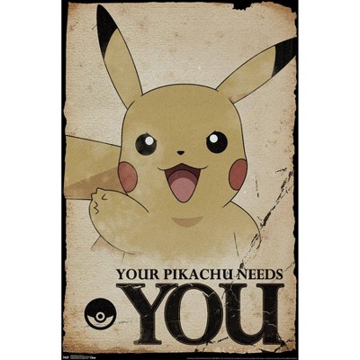 34" x 22" Pokemon: Needs You Unframed Wall Poster - Trends International