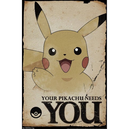 Pokemons Pikachu Eevee Poster NEW Paint By Numbers - Paint By Numbers