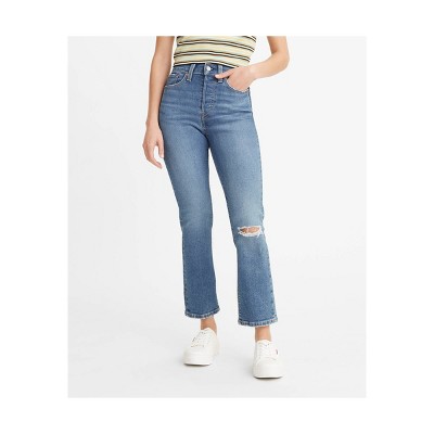 Levi's wedgie deals cropped jeans