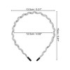 Unique Bargains Women's Fashion Elegant Mesh Fine Twist Headband 4.92" ID 1 Pc - 3 of 4