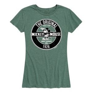 Women's - Disney - Mickey Mouse Original Badge Short Sleeve Graphic T-Shirt - 1 of 4