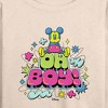 Women's - Disney - Mickey Oh Boy Lightweight French Terry Wide Neck Long Sleeve Shirt - 2 of 4