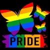 Adult Design By Humans Rainbow Butterflies Rainbow Pride By dnlribeiro88 Tank Top - 2 of 2
