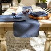 Design Imports French Blue Tonal Lattice Print Outdoor  Placemat Set/6 - 3 of 4