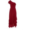 One-Shoulder Ruffle Maxi Dress - 4 of 4