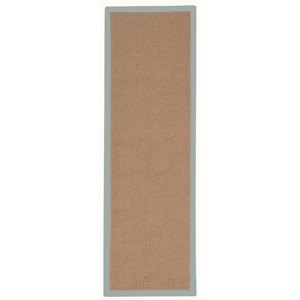 2'6inx12' Runner Athena Cork Wool Ice Blue - Linon