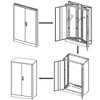 NicBex 41.97 Inch Metal Storage Cabinet File Cabinet with 2 Locking Doors and 2 Adjustable Shelf for Home Office,School,Garage - 4 of 4